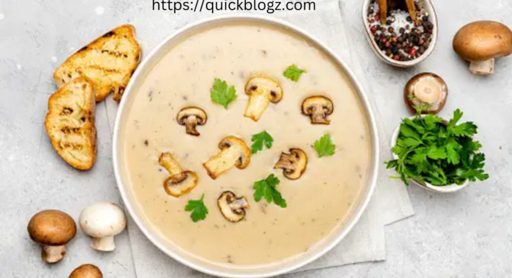 What does mushroom soup contain?