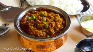 How do you thicken keema curry?